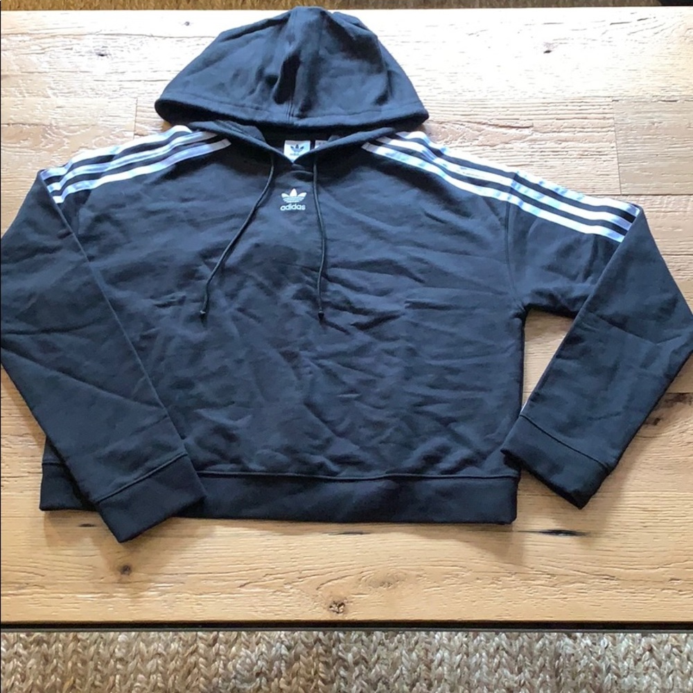 adidas sweatshirt crop top